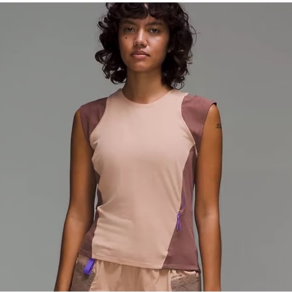 Lululemon Cap Sleeve Hiking Tank Top
Pink Clay / Dark Oxide Ptp 17